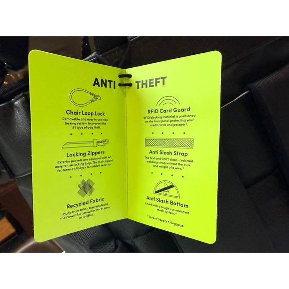 Sherpani Tote Backpack Convertible Black Nylon Leather Trim Versatile - Picture 13 of 14